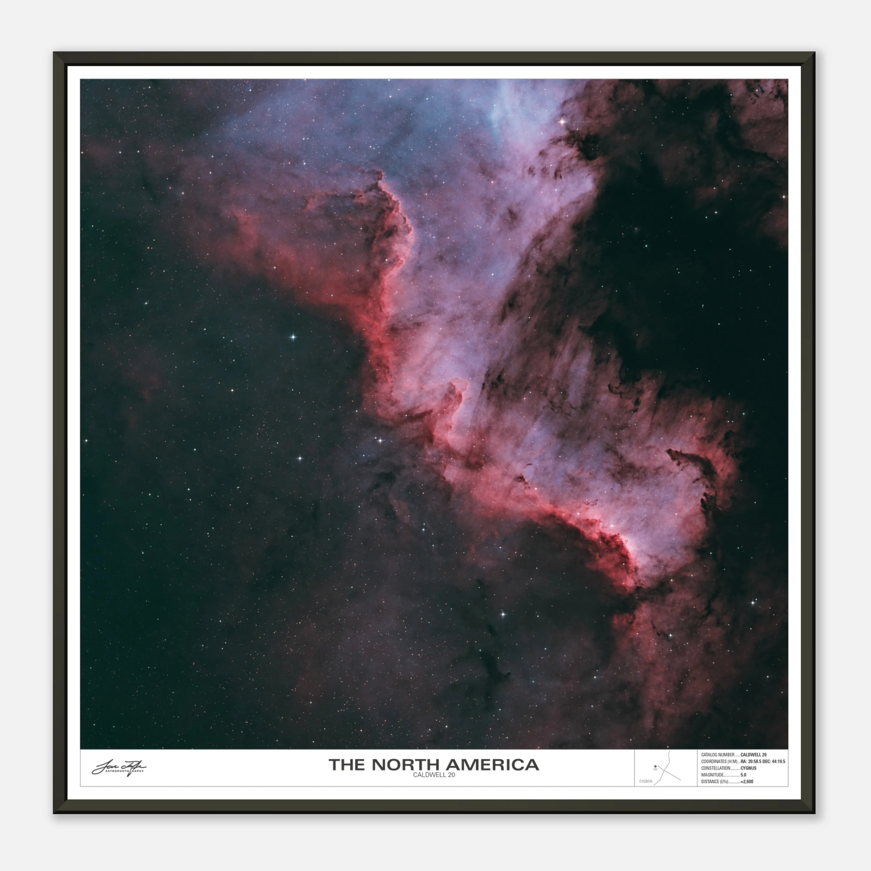 The North America | Framed